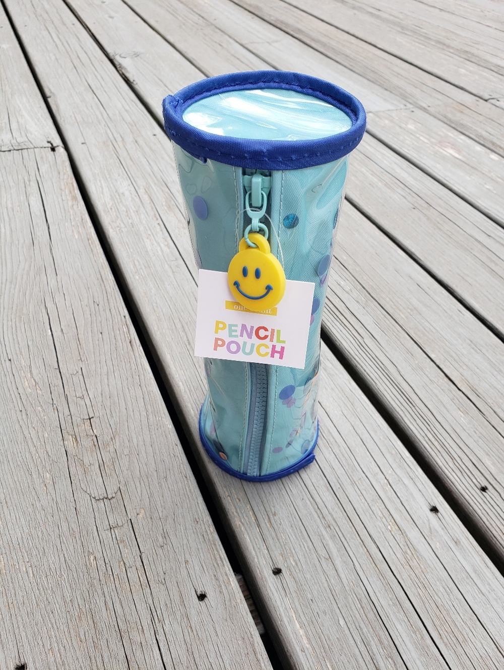 Smiley Face Confetti Pencil Pouch